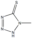 1-methyl-2,5-dihydro-1H-1,2,3,4-tetrazole-5-thione 结构式