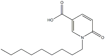 1-nonyl-6-oxo-1,6-dihydropyridine-3-carboxylic acid 结构式