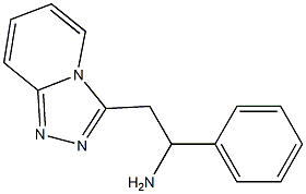 1-phenyl-2-[1,2,4]triazolo[4,3-a]pyridin-3-ylethanamine 结构式