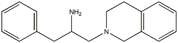 1-phenyl-3-(1,2,3,4-tetrahydroisoquinolin-2-yl)propan-2-amine 结构式