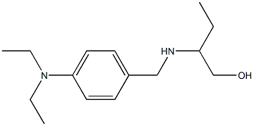 2-({[4-(diethylamino)phenyl]methyl}amino)butan-1-ol 结构式