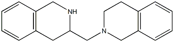 2-(1,2,3,4-tetrahydroisoquinolin-3-ylmethyl)-1,2,3,4-tetrahydroisoquinoline 结构式