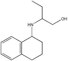 2-(1,2,3,4-tetrahydronaphthalen-1-ylamino)butan-1-ol 结构式