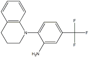 2-(1,2,3,4-tetrahydroquinolin-1-yl)-5-(trifluoromethyl)aniline 结构式
