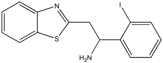 2-(1,3-benzothiazol-2-yl)-1-(2-iodophenyl)ethan-1-amine 结构式