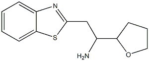2-(1,3-benzothiazol-2-yl)-1-(oxolan-2-yl)ethan-1-amine 结构式