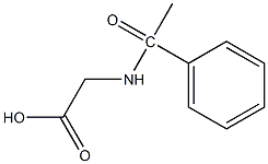 2-(1-phenylacetamido)acetic acid 结构式