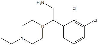 2-(2,3-dichlorophenyl)-2-(4-ethylpiperazin-1-yl)ethan-1-amine 结构式