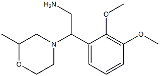 2-(2,3-dimethoxyphenyl)-2-(2-methylmorpholin-4-yl)ethanamine 结构式