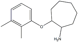 2-(2,3-dimethylphenoxy)cycloheptan-1-amine 结构式