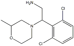 2-(2,6-dichlorophenyl)-2-(2-methylmorpholin-4-yl)ethan-1-amine 结构式