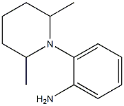 2-(2,6-dimethylpiperidin-1-yl)aniline 结构式