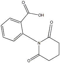 2-(2,6-dioxopiperidin-1-yl)benzoic acid 结构式