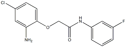 2-(2-amino-4-chlorophenoxy)-N-(3-fluorophenyl)acetamide 结构式