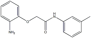 2-(2-aminophenoxy)-N-(3-methylphenyl)acetamide 结构式