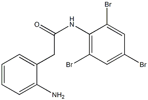 2-(2-aminophenyl)-N-(2,4,6-tribromophenyl)acetamide 结构式