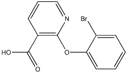 2-(2-bromophenoxy)nicotinic acid 结构式