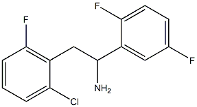 2-(2-chloro-6-fluorophenyl)-1-(2,5-difluorophenyl)ethan-1-amine 结构式