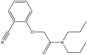 2-(2-cyanophenoxy)-N,N-dipropylacetamide 结构式