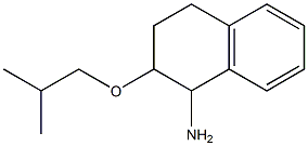 2-(2-methylpropoxy)-1,2,3,4-tetrahydronaphthalen-1-amine 结构式
