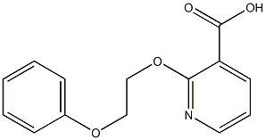 2-(2-phenoxyethoxy)pyridine-3-carboxylic acid 结构式