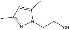 2-(3,5-dimethyl-1H-pyrazol-1-yl)ethan-1-ol 结构式