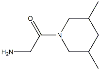 2-(3,5-dimethylpiperidin-1-yl)-2-oxoethanamine 结构式