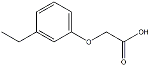 2-(3-ethylphenoxy)acetic acid 结构式