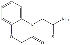 2-(3-oxo-2,3-dihydro-4H-1,4-benzoxazin-4-yl)ethanethioamide 结构式