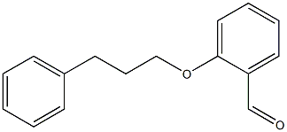 2-(3-phenylpropoxy)benzaldehyde 结构式