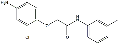 2-(4-amino-2-chlorophenoxy)-N-(3-methylphenyl)acetamide 结构式