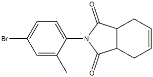 2-(4-bromo-2-methylphenyl)-3a,4,7,7a-tetrahydro-1H-isoindole-1,3(2H)-dione 结构式