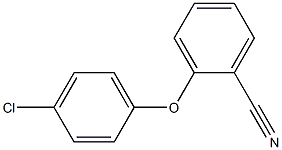 2-(4-chlorophenoxy)benzonitrile 结构式
