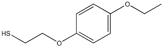 2-(4-ethoxyphenoxy)ethanethiol 结构式