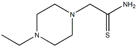 2-(4-ethylpiperazin-1-yl)ethanethioamide 结构式