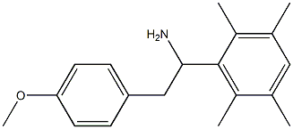 2-(4-methoxyphenyl)-1-(2,3,5,6-tetramethylphenyl)ethan-1-amine 结构式