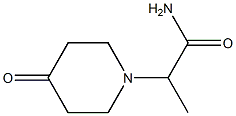2-(4-oxopiperidin-1-yl)propanamide 结构式