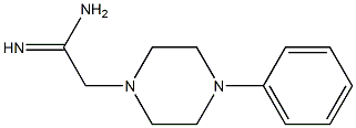 2-(4-phenylpiperazin-1-yl)ethanimidamide 结构式