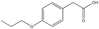 2-(4-propoxyphenyl)acetic acid 结构式