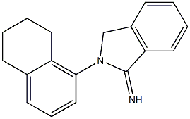 2-(5,6,7,8-tetrahydronaphthalen-1-yl)-2,3-dihydro-1H-isoindol-1-imine 结构式