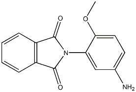 2-(5-amino-2-methoxyphenyl)-1H-isoindole-1,3(2H)-dione 结构式