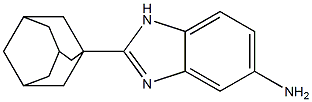 2-(adamantan-1-yl)-1H-1,3-benzodiazol-5-amine 结构式