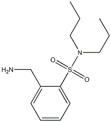 2-(aminomethyl)-N,N-dipropylbenzenesulfonamide 结构式