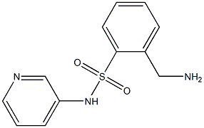 2-(aminomethyl)-N-pyridin-3-ylbenzenesulfonamide 结构式