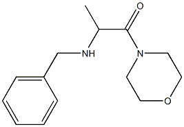 2-(benzylamino)-1-(morpholin-4-yl)propan-1-one 结构式