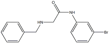2-(benzylamino)-N-(3-bromophenyl)acetamide 结构式