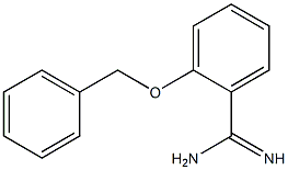 2-(benzyloxy)benzenecarboximidamide 结构式