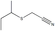 2-(butan-2-ylsulfanyl)acetonitrile 结构式