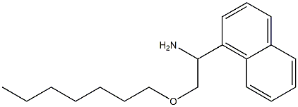2-(heptyloxy)-1-(naphthalen-1-yl)ethan-1-amine 结构式