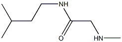 2-(methylamino)-N-(3-methylbutyl)acetamide 结构式